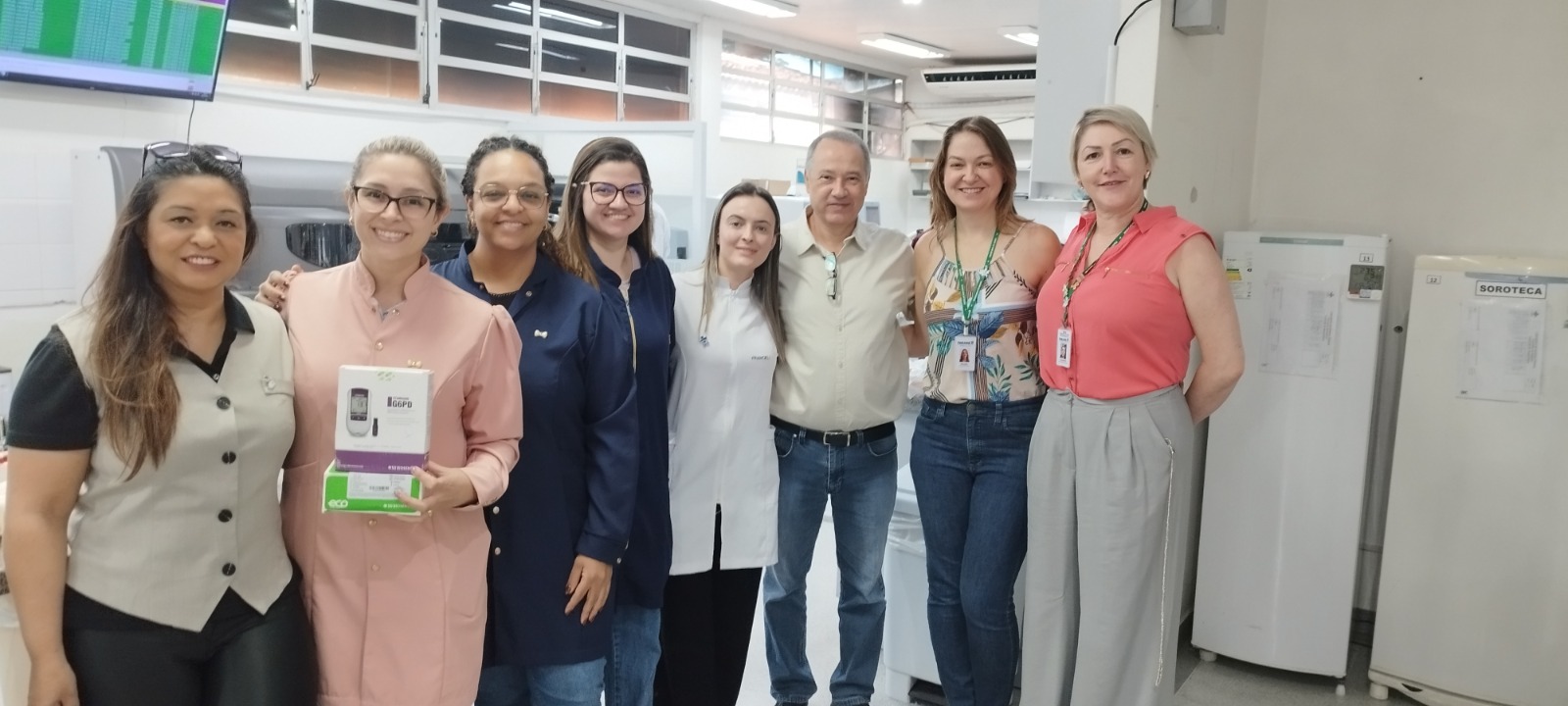 Equipe do Hospital Municipal Padre Germano Lauck Recebe Treinamento para Uso de Biossensor no Diagnó